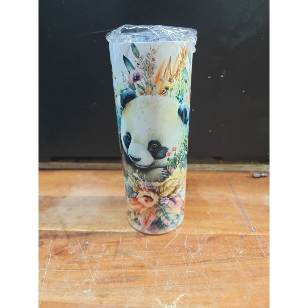 Subliminated Panda 20 Oz Mug Cup